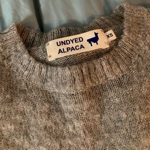 industry of all nations alpaca crewneck sweater